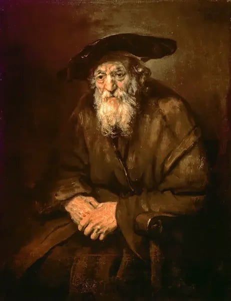 van Rijn Rembrandt: Portrait of an Old Jew | Portraits | Dutch painters |  Fine art prints, reproductions, print on demand, framing