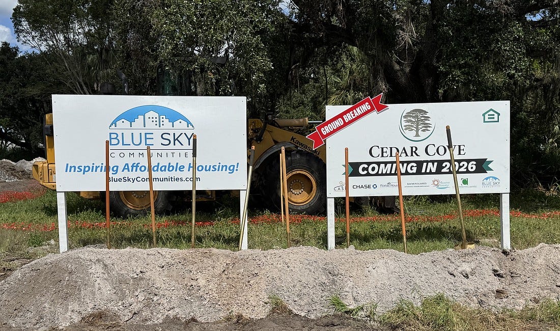 Cedar Cove Breaks Ground in Manatee County to Support Families Emerging from Homelessness