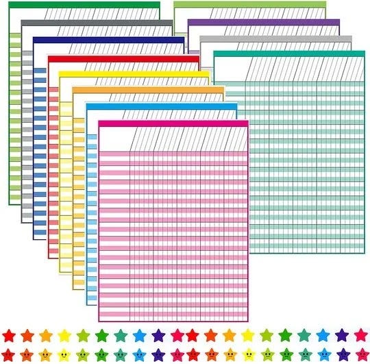 back-to-school poster charts