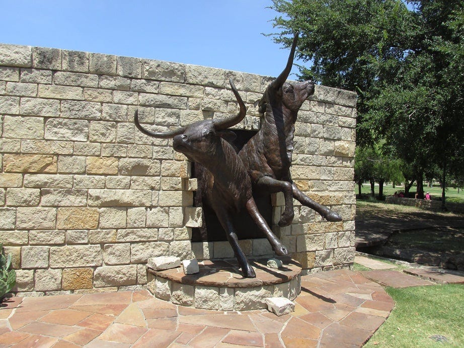 Shawnee Trail Sculpture in Frisco