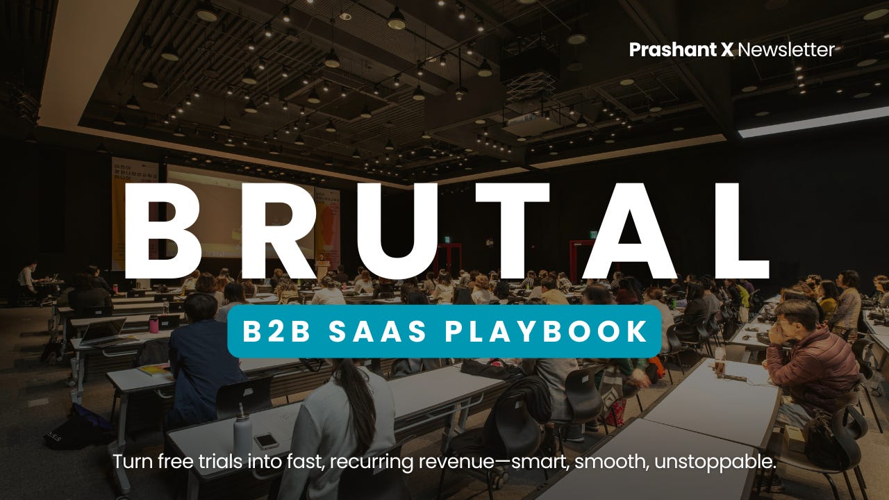 The Brutal B2B Sales Playbook You Actually Need - Prashant X