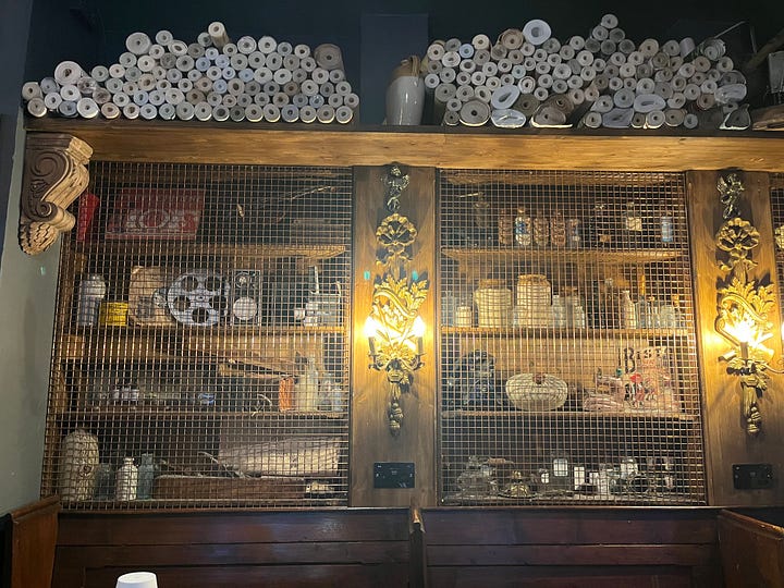 Out and in at The Morris Bar
