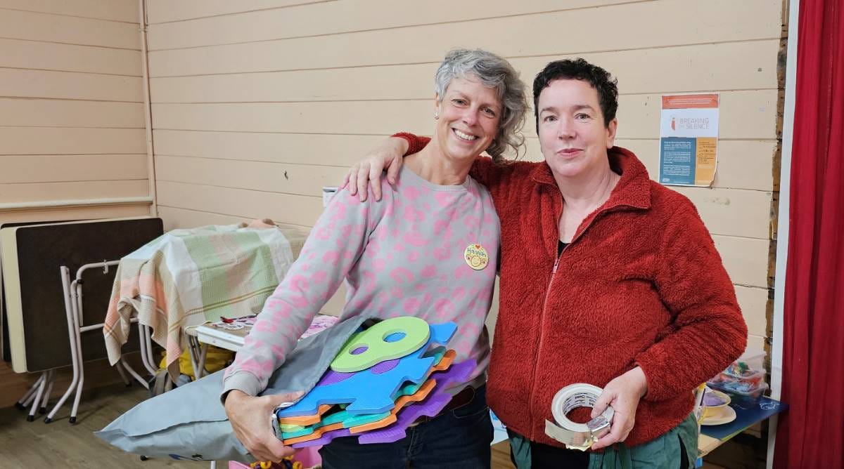 Hannah Surtees and Jo Davies from BANC Hannah Surtees and Jo Davies from BANC