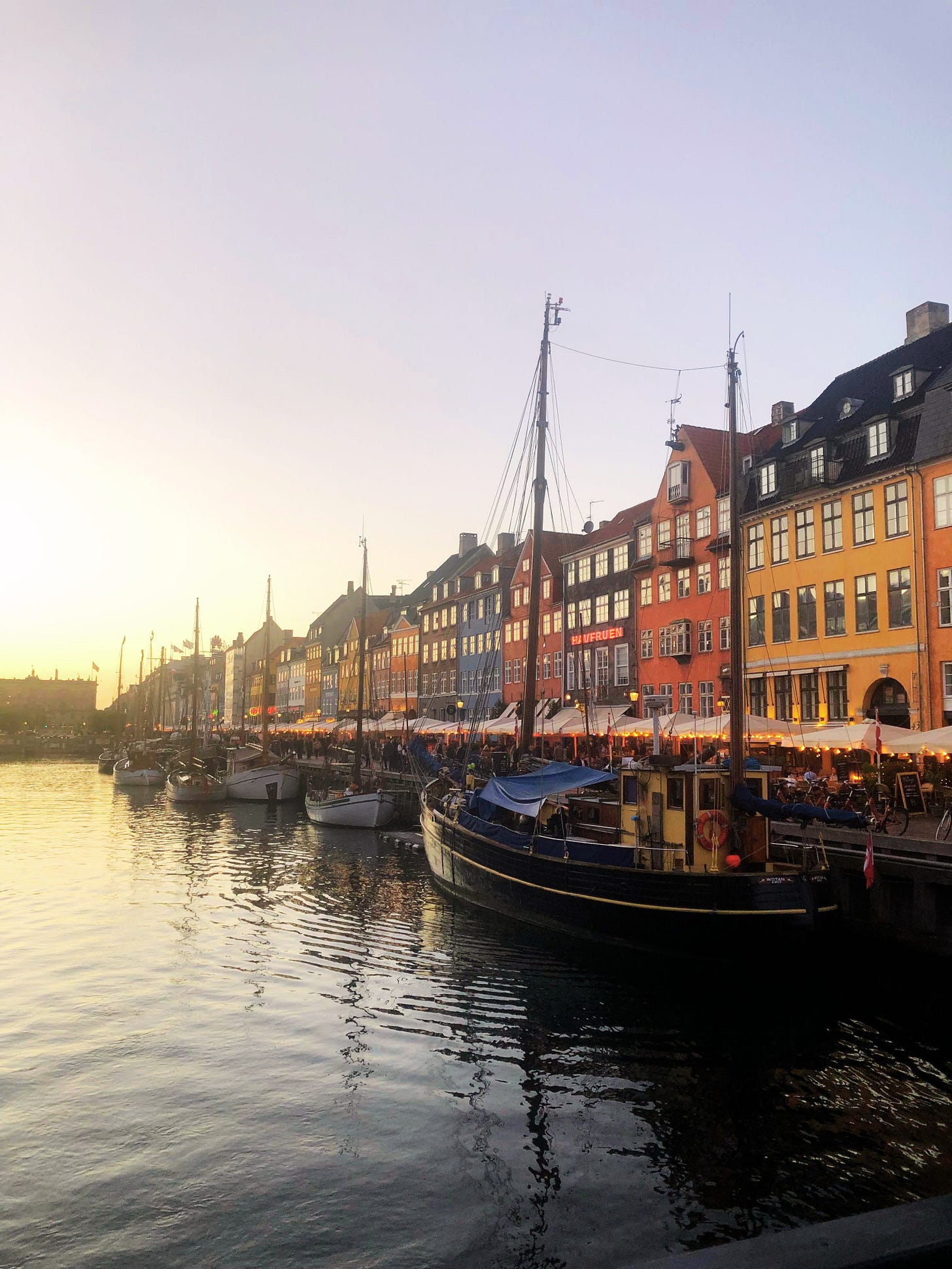 Nyhavn in Copenhagen, Denmark Nyhavn in Copenhagen, Denmark