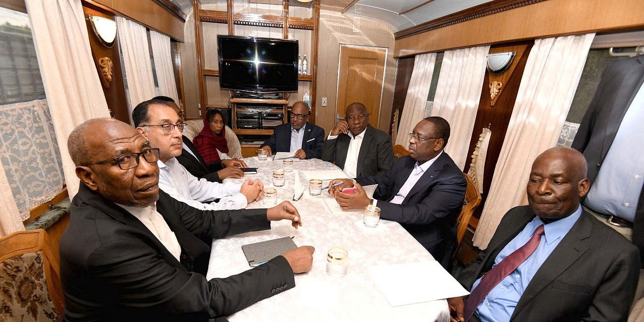 SOUTH AFRICA LEADS A PEACE INITIATIVE TO UKRAINE AND RUSSIA