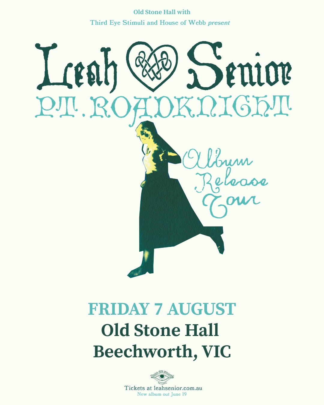 Leah Senior tour poster Leah Senior tour poster