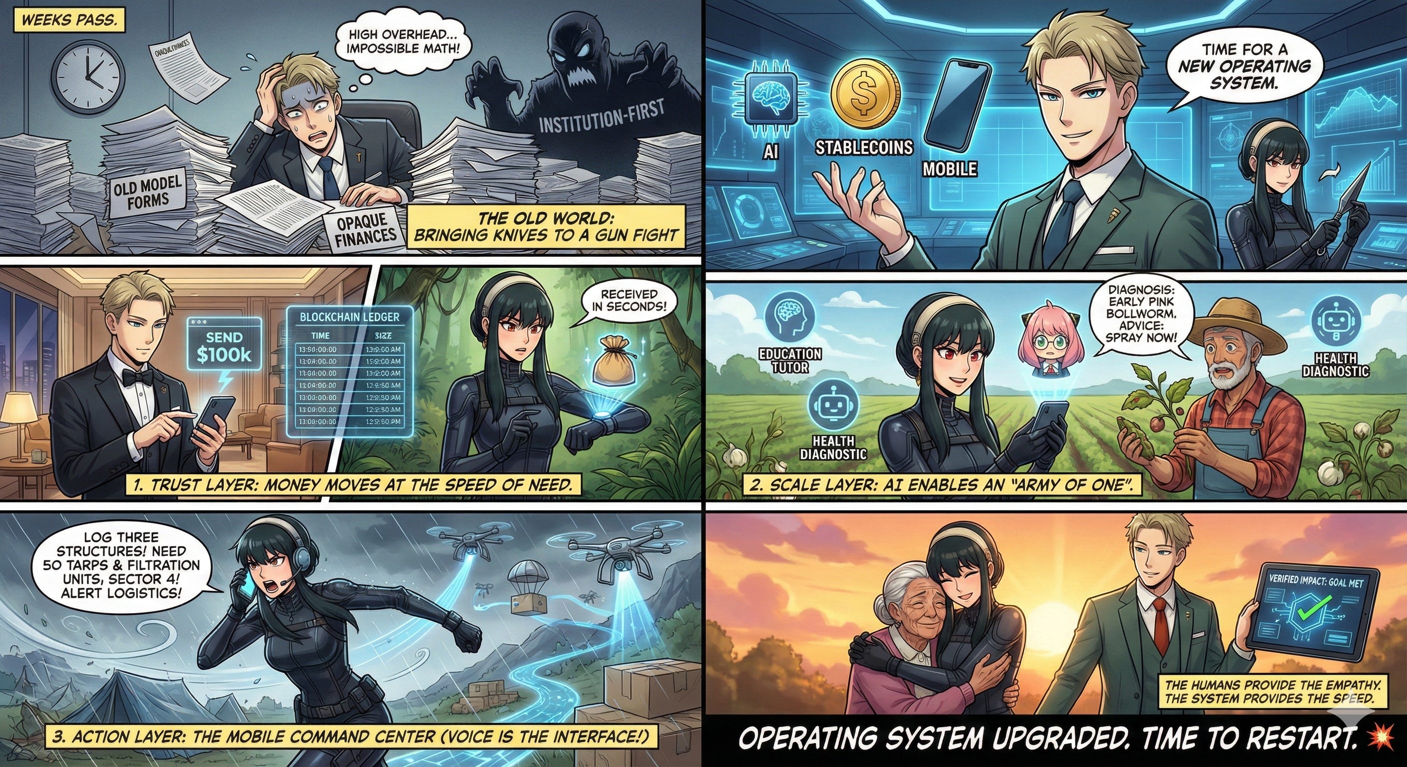 Comic strip — commanding Nano Banana