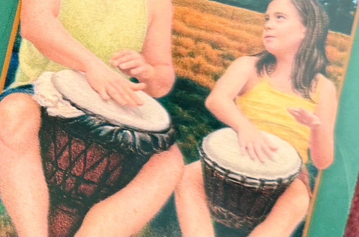 8 of Earth, detail, Gaian Tarot