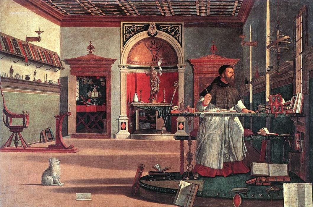 St. Augustine in His Study (Carpaccio) - Wikipedia