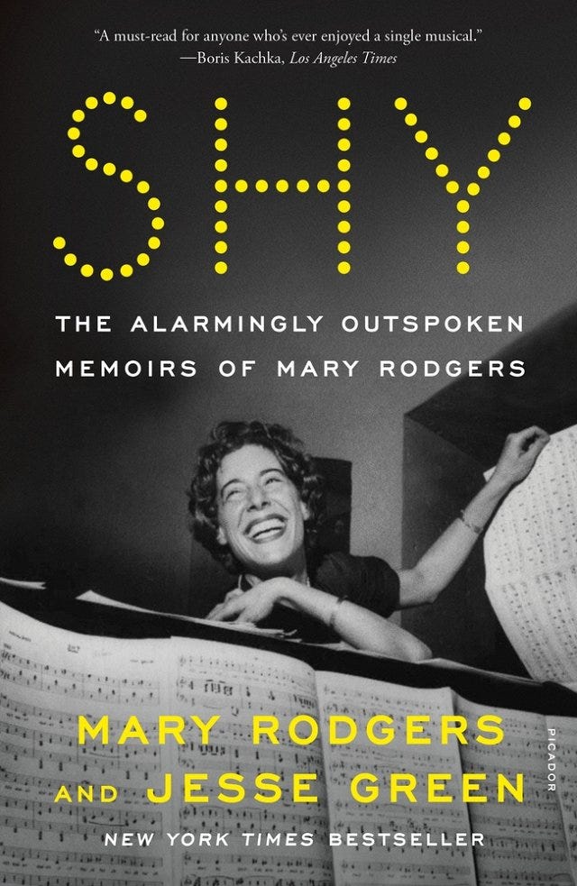 Cover of SHY: The Alarmingly Outspoken Memoirs of Mary Rodgers