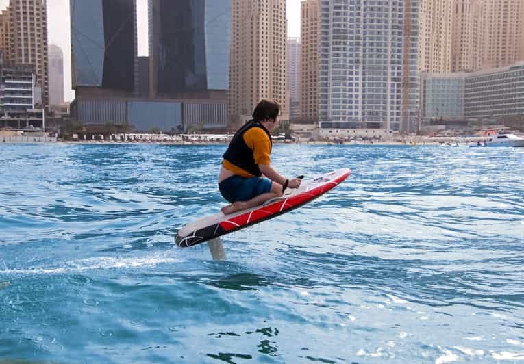 Efoil gliding in Dubai Marina - efoilrentaldubai.com