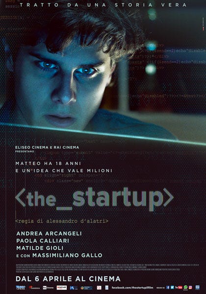 Locandina italiana The Startup - Accendi il tuo futuro