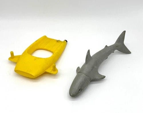 Vintage GI Joe Adventure Team Danger of Depths Sea Sled & Shark - Picture 1 of 9 Vintage GI Joe Adventure Team Danger of Depths Sea Sled & Shark - Picture 1 of 9