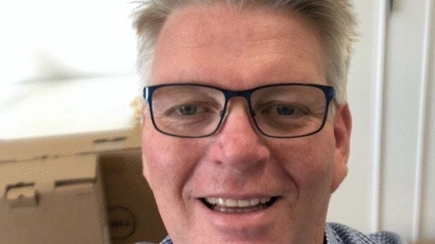 James Kiernan collapsed behind his desk at Shalom College