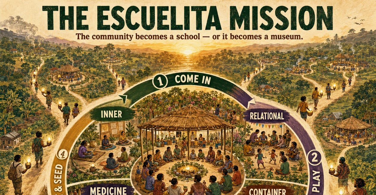 Building Healing Community "Escuelitas" to Save The World 🫶🏿🌍🫶🏿