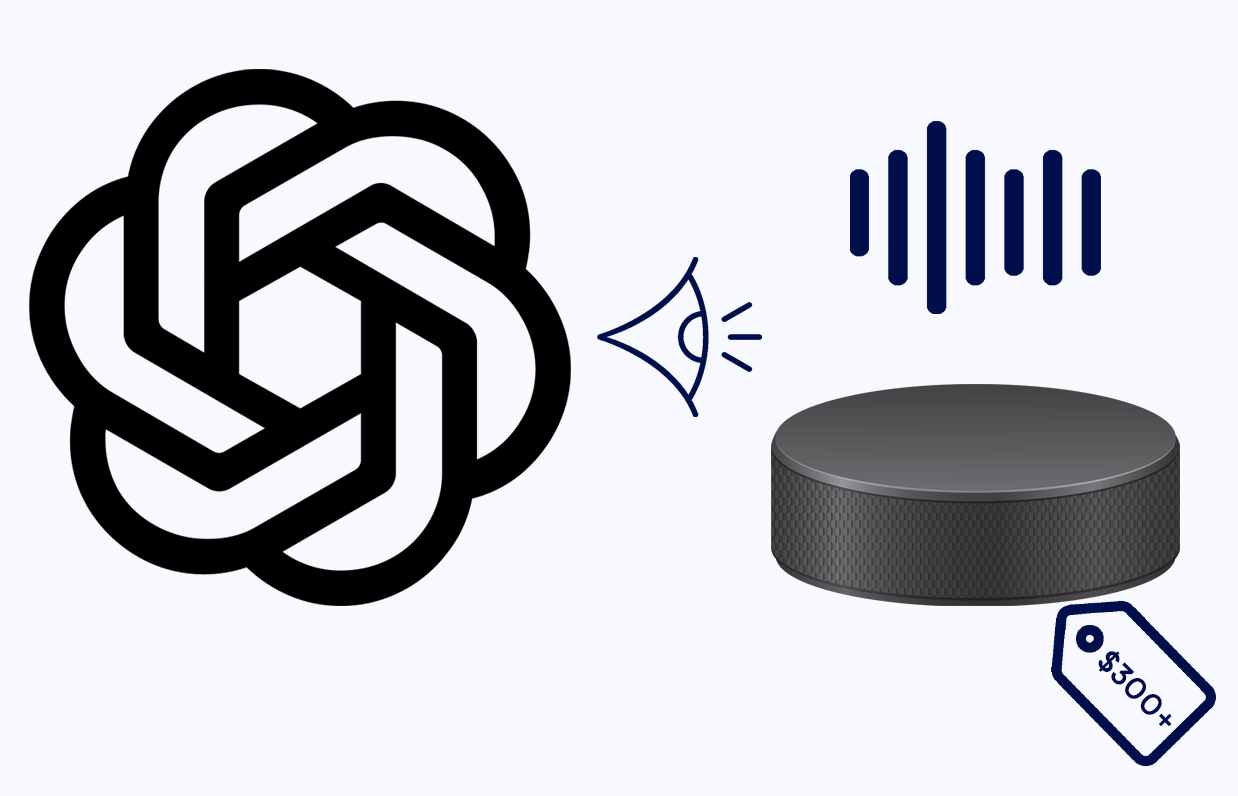 OpenAI said to plan $300+ hockey puck-sized AI speaker for 2027