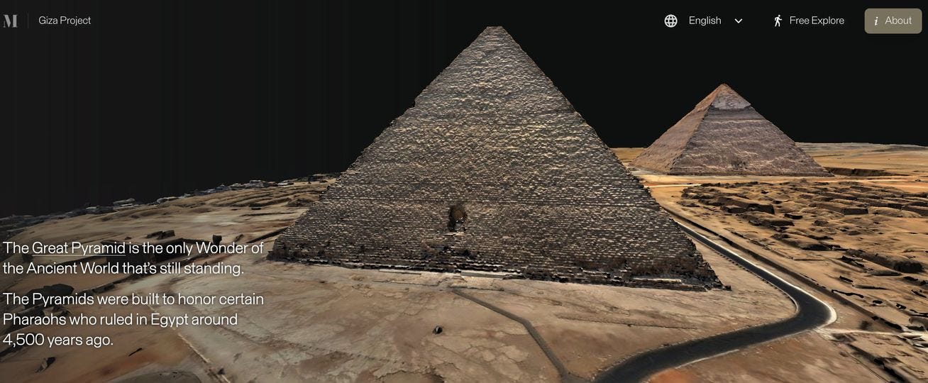 May be an image of text that says "Project å Fee About The Great Ûyamid isthe only Wonder of the Ancient Worl that's still standing. The Ûyds were built to honor certain Pharaohs who ruled in Egypt around 4,500years 4,500 ago." May be an image of text that says "Project å Fee About The Great Ûyamid isthe only Wonder of the Ancient Worl that's still standing. The Ûyds were built to honor certain Pharaohs who ruled in Egypt around 4,500years 4,500 ago."