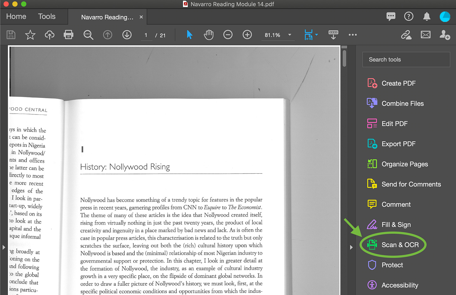 Optical Character Recognition (OCR) in Adobe Acrobat Pro DC – Emerson College Technology & Media Optical Character Recognition (OCR) in Adobe Acrobat Pro DC – Emerson College Technology & Media