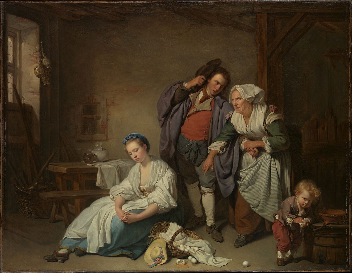 Jean-Baptiste Greuze - Broken Eggs - The Metropolitan Museum of Art Jean-Baptiste Greuze - Broken Eggs - The Metropolitan Museum of Art