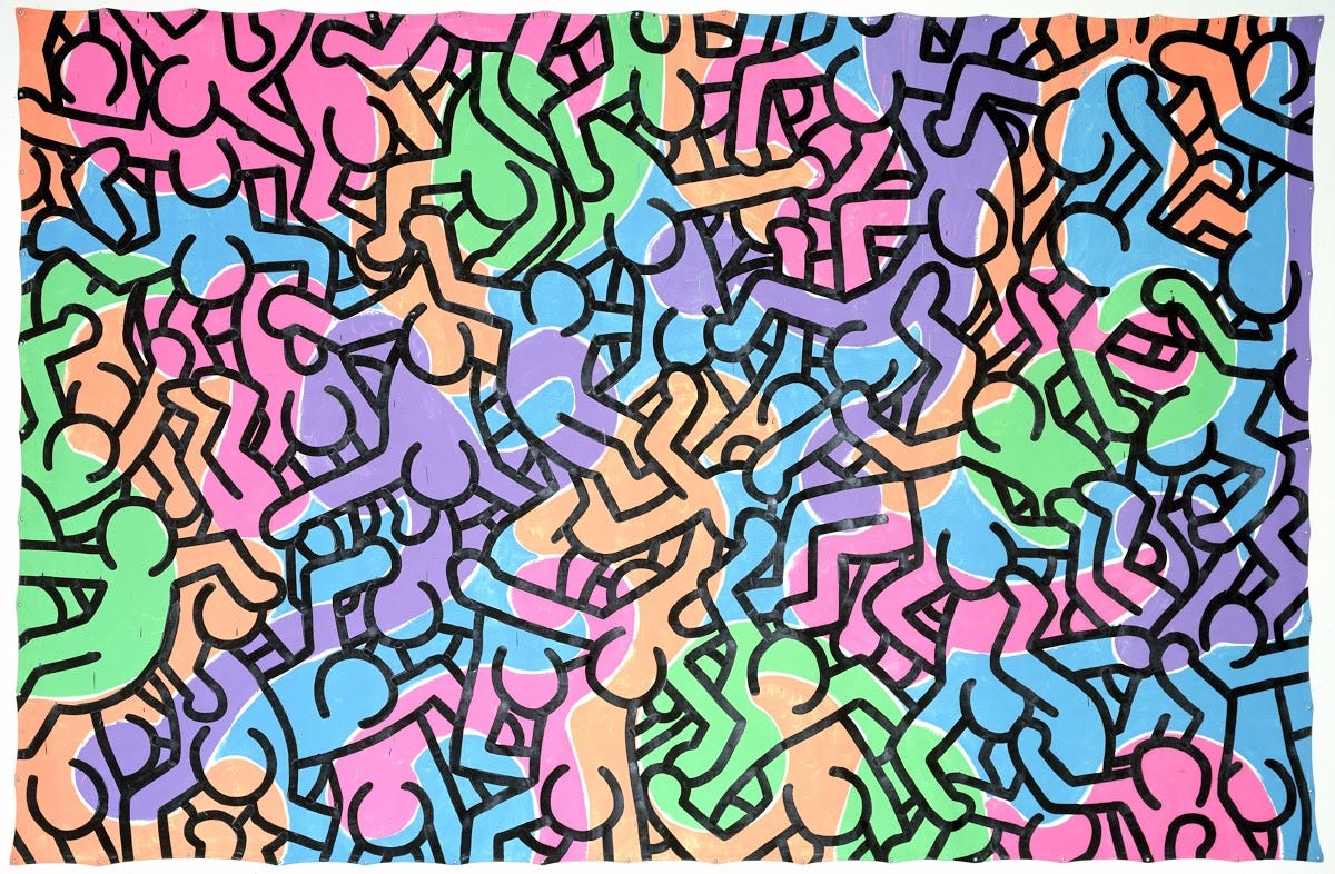 Untitled (people) - Keith Haring — Google Arts & Culture