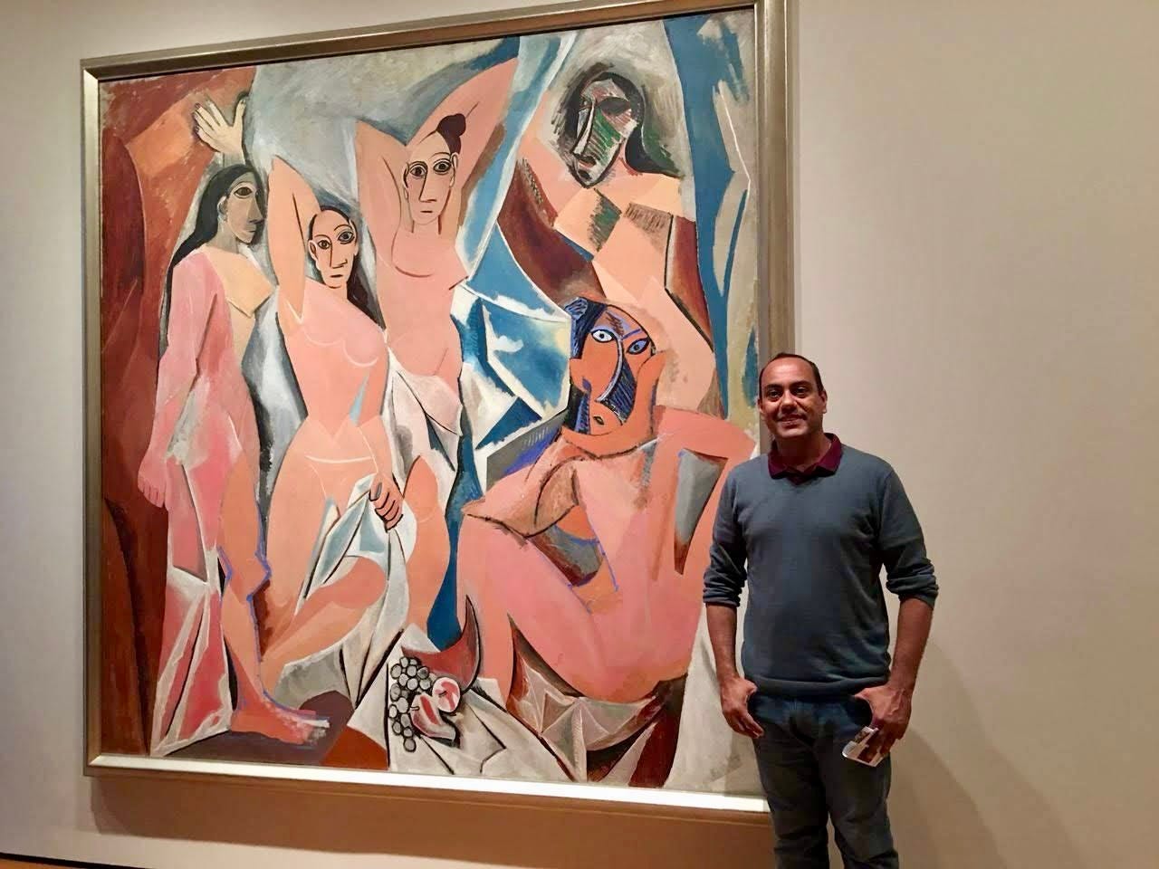 Les Demoiselles d'Avignon, de Pablo Picasso.