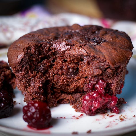 Six different berry packed muffin recipes.
