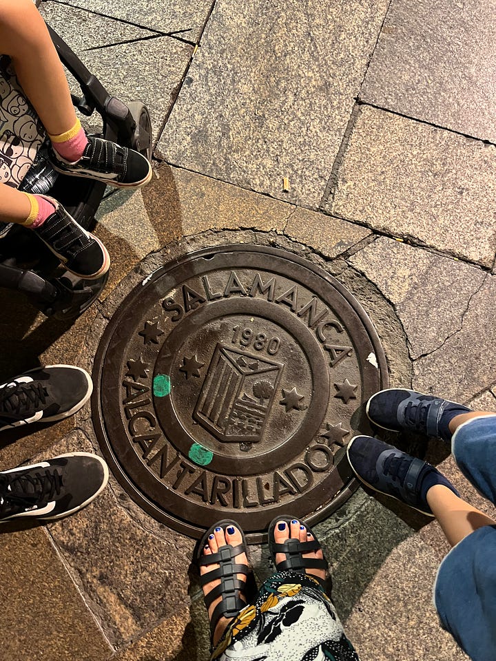 Salamanca com crianças