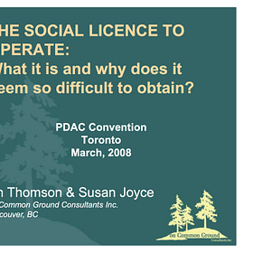 ESG & The Social License to Operate