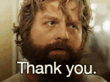Thanks Thankyou GIF - Thanks Thankyou Zack Galifianakis - Discover & Share  GIFs