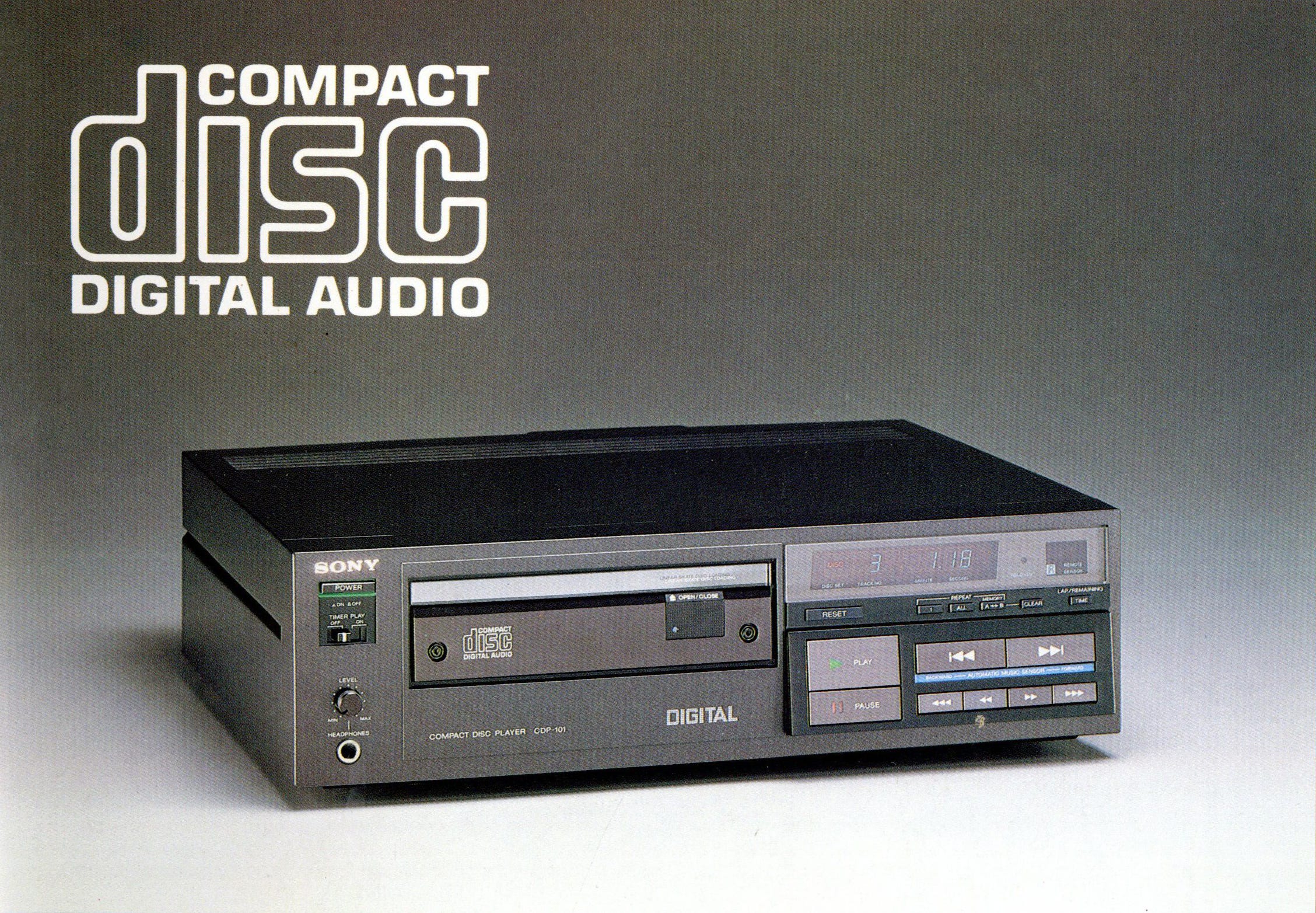 The First Compact Disc Player: Sony's CDP-101