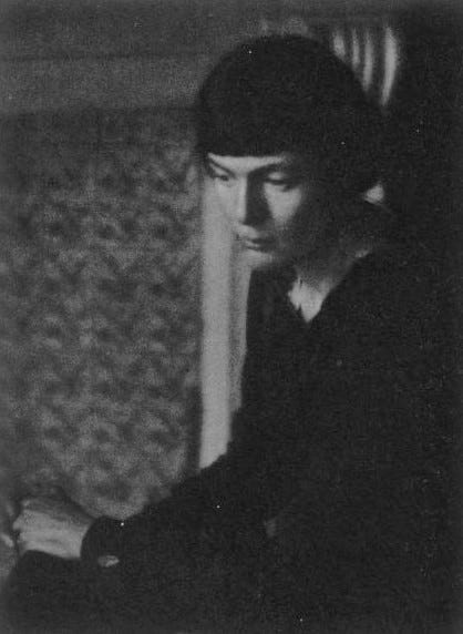 A portrait of H.D. by Man Ray, c. 1917 A portrait of H.D. by Man Ray, c. 1917