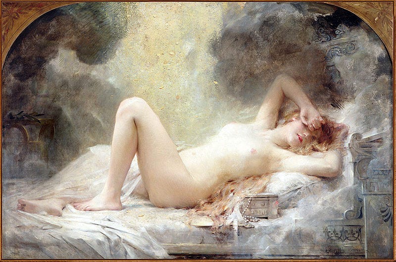 Danae Greek mythology