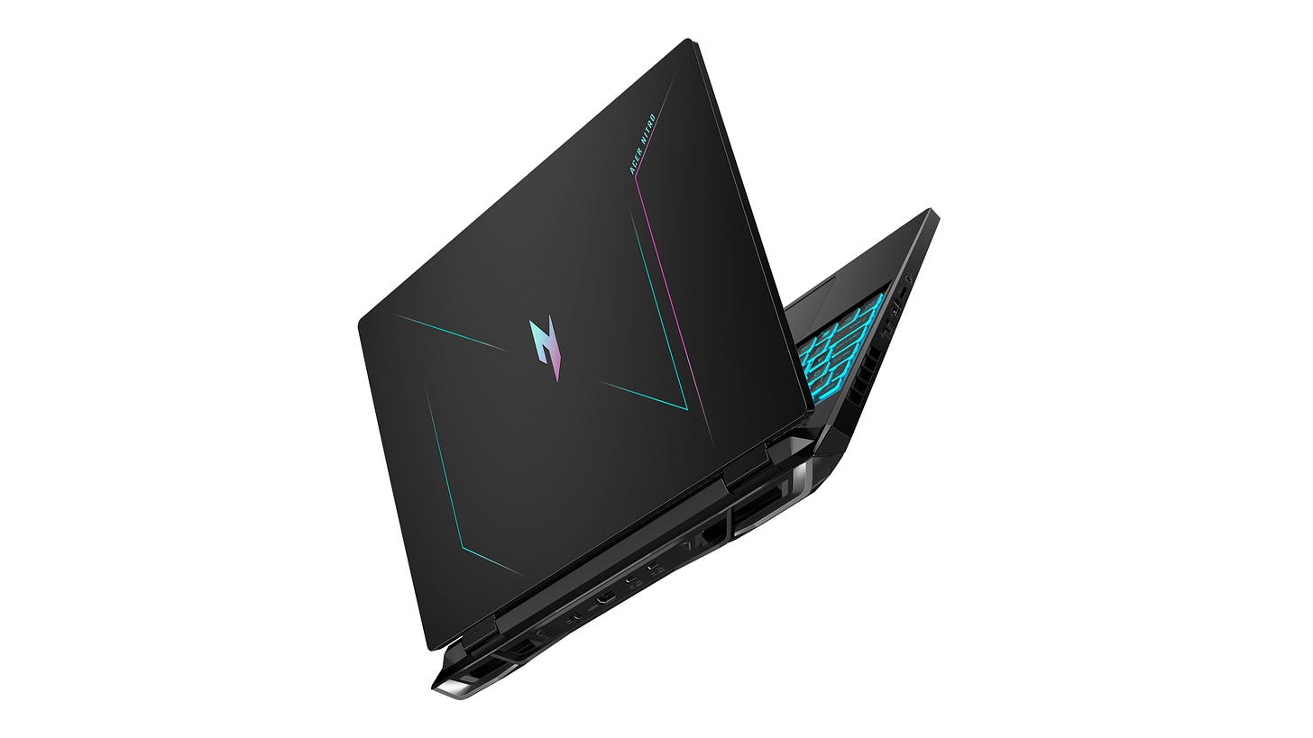 Acer Nitro 16 on a white background Acer Nitro 16 on a white background