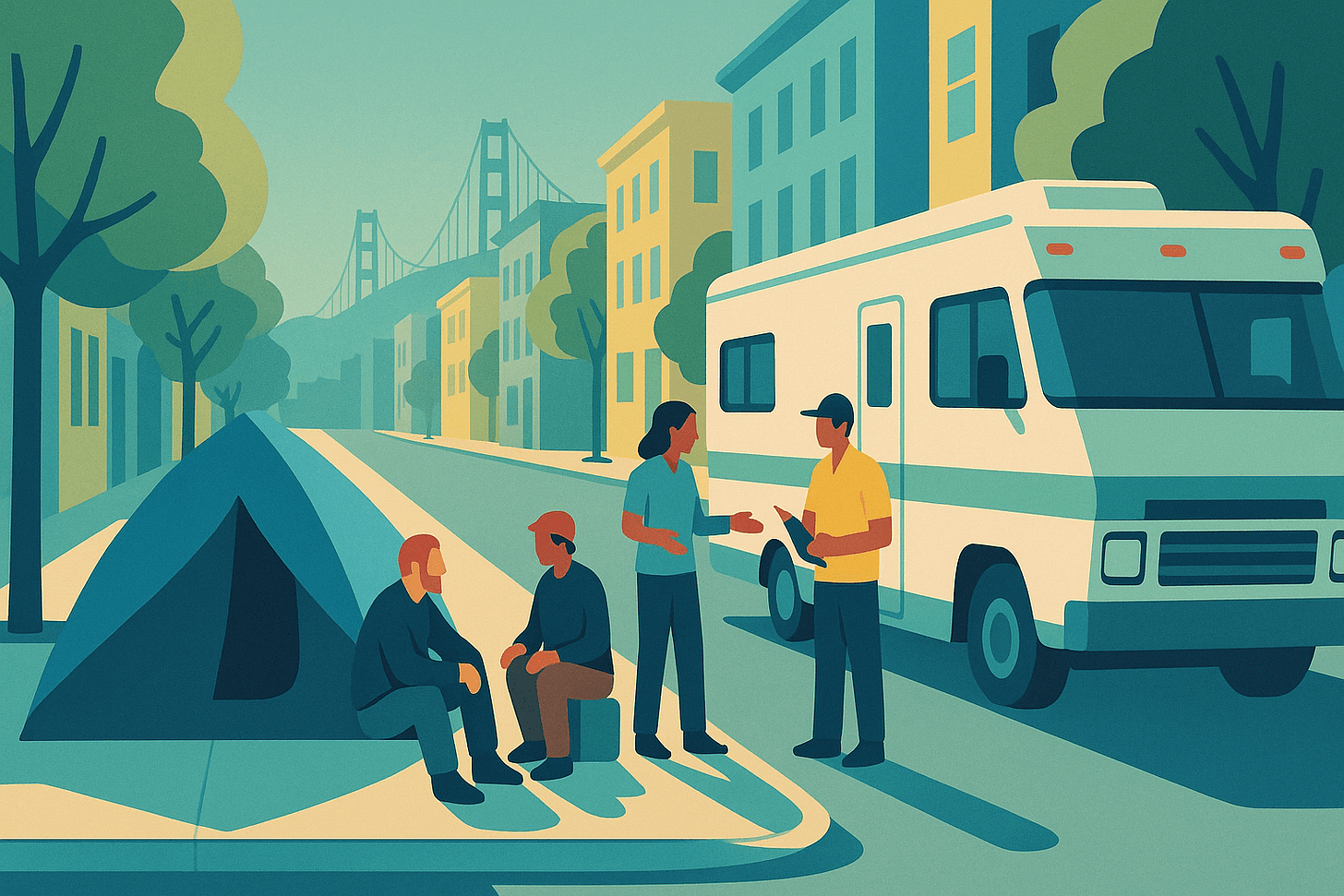 Fewer Tents and RVs Fewer Tents and RVs