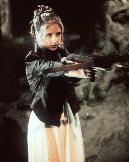 Buffy Summers in S01E12 "Prophecy Girl" of Buffy the Vampire Slayer