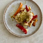 Pesto roasted chicken & veggies