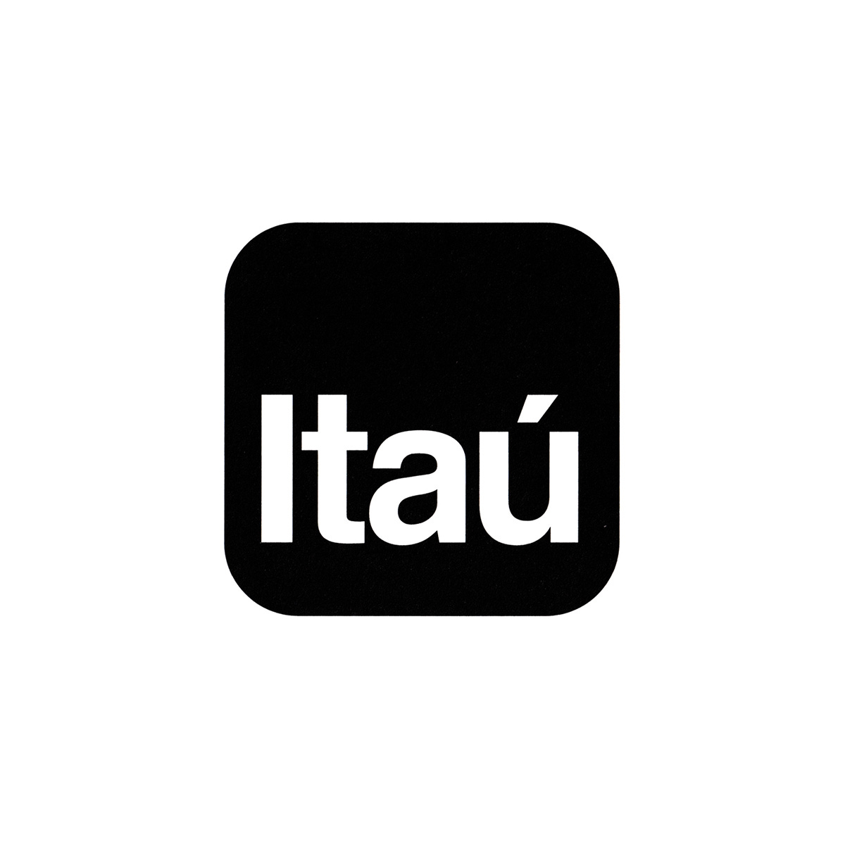 Alexandre Wollner's 1972 logo for Brazilian bank Itaú