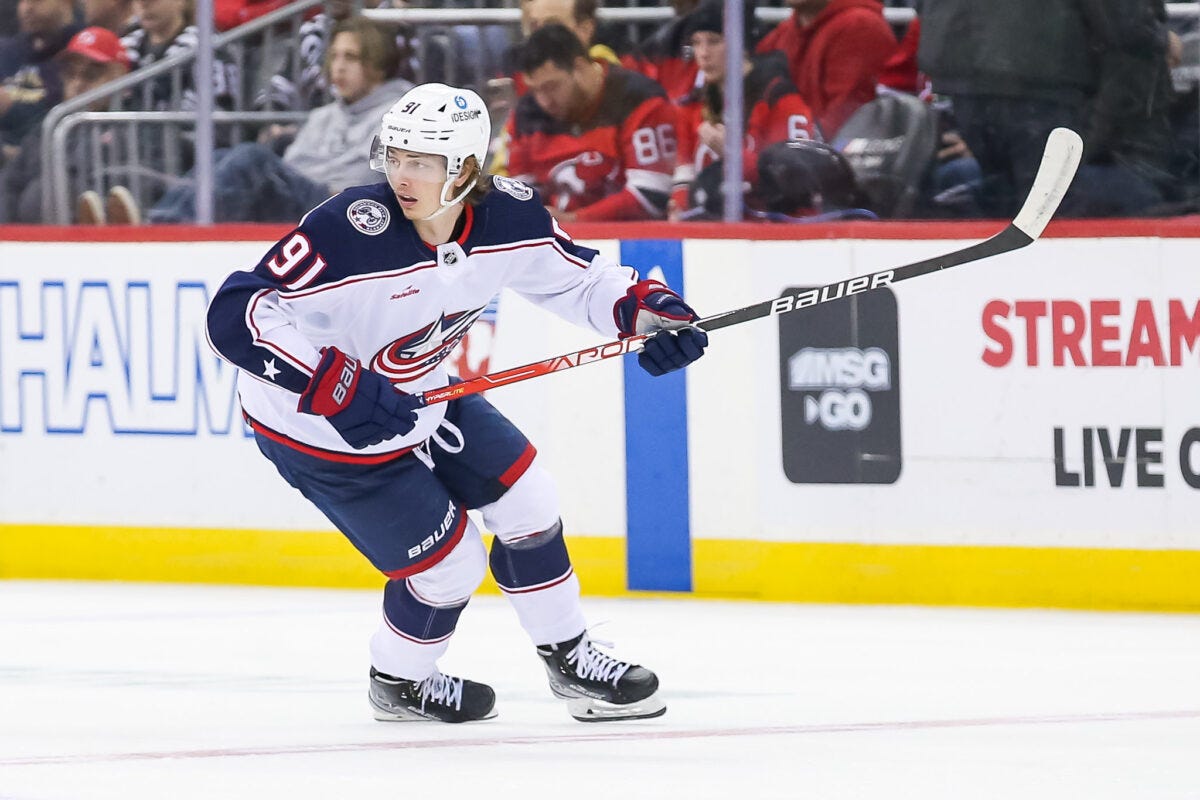 Kent Johnson Columbus Blue Jackets Kent Johnson Columbus Blue Jackets