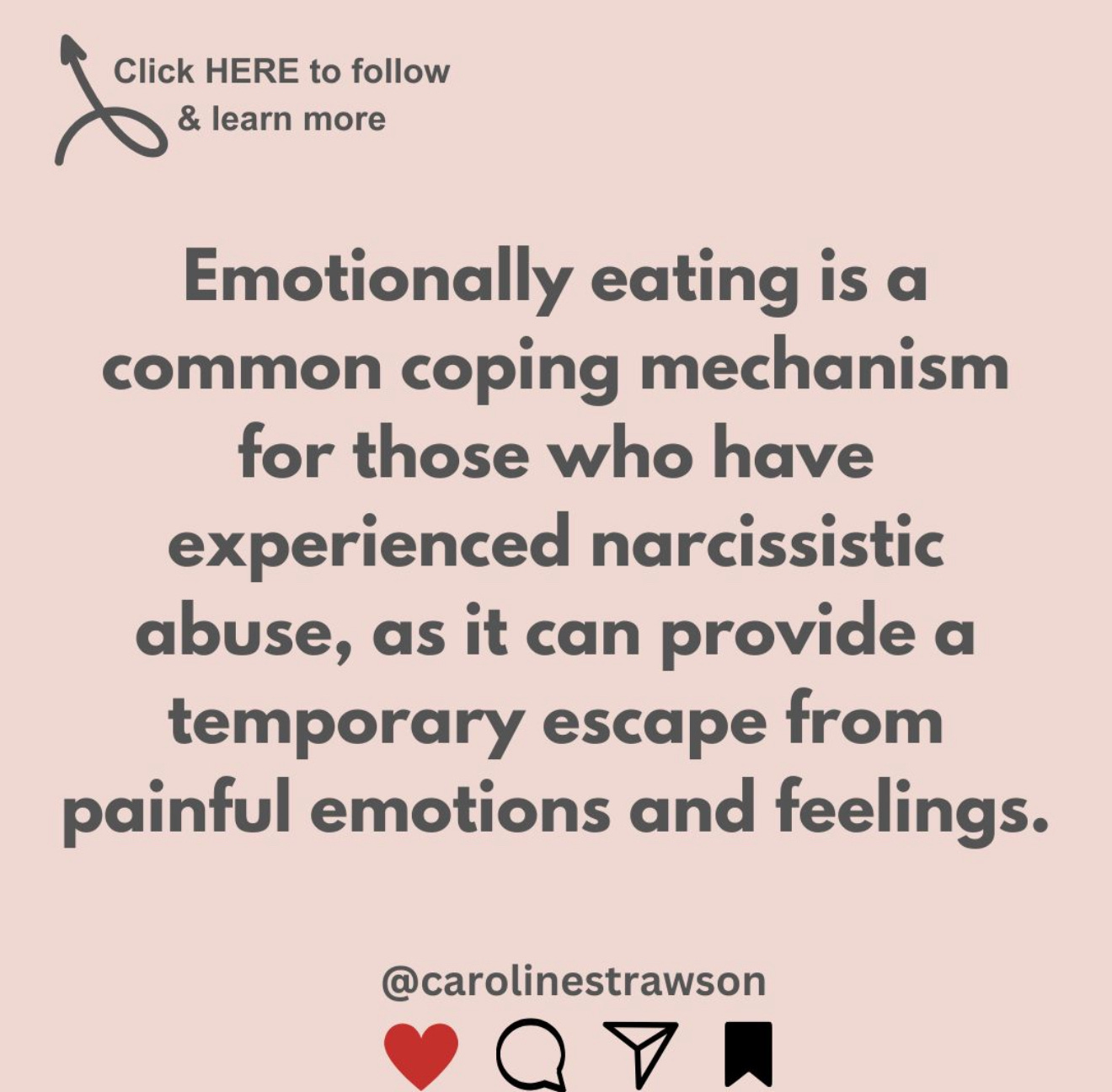 The link between emotional eating and narcissistic abuse by Caroline Strawson