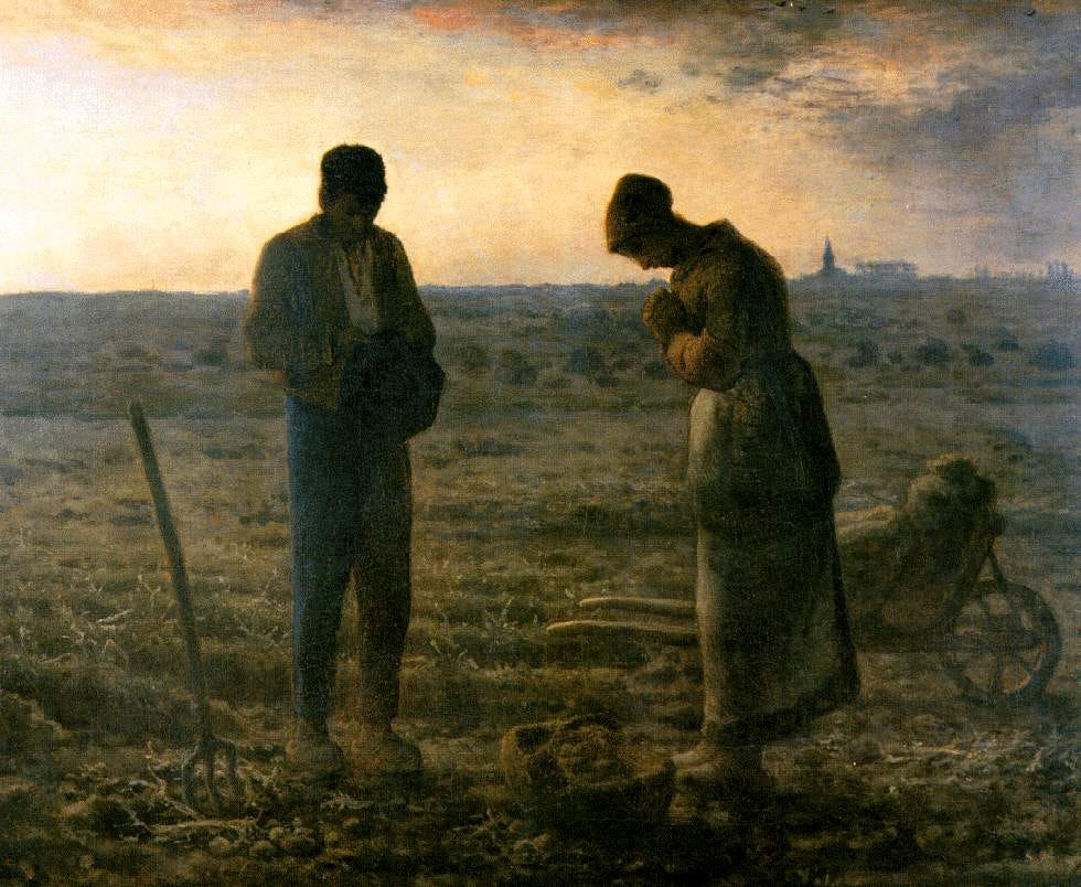 Jean Francois Millet, The Angelus, 1859 Jean Francois Millet, The Angelus, 1859