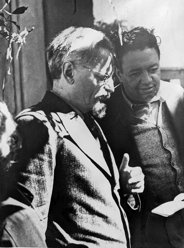 A Tangled Triangle: Frida Kahlo, Diego Rivera, and Leon Trotsky Museums in Mexico City – Veronica Winters Painting