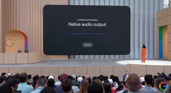 Gemini 2.5 Flash and Pro Native audio output preview.