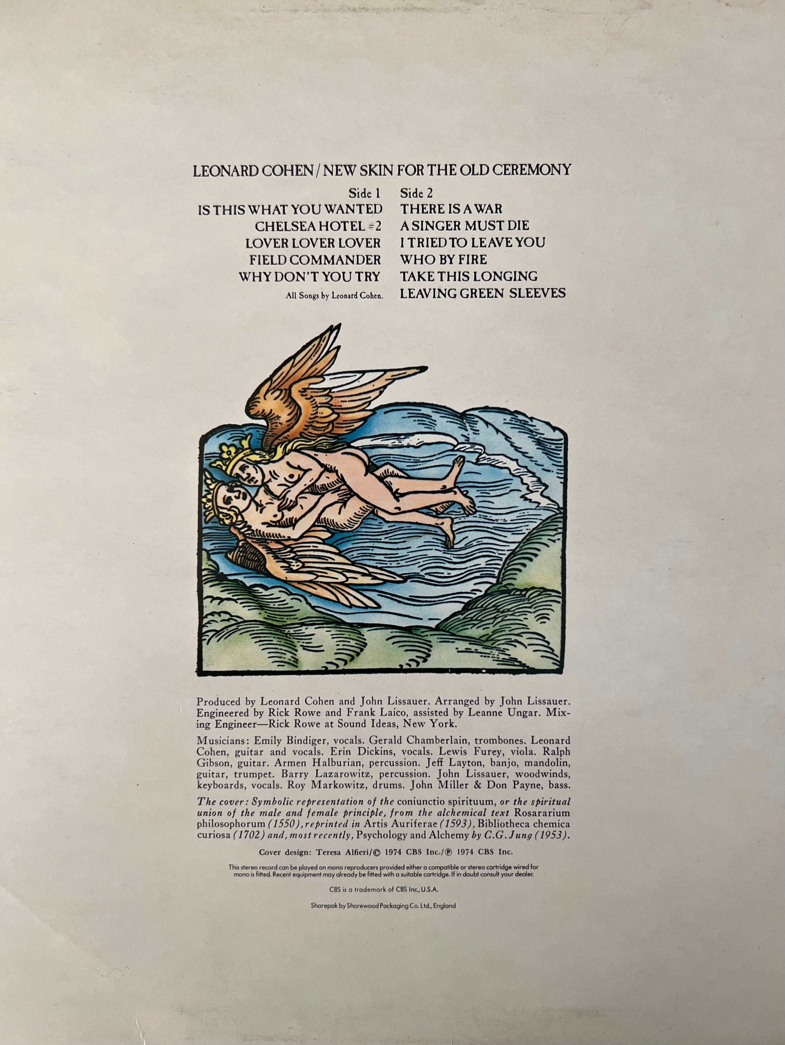LEONARD COHEN: NEW SKIN FOR THE OLD CEREMONY - by Punyhuman