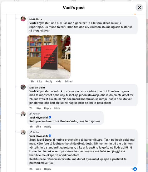 Nga akuza të rënda historike te refuzimi i verifikimit. Kjo është arsyeja pse gazetaria nuk mund t'i trajtojë komentet në Facebook si fakte.
