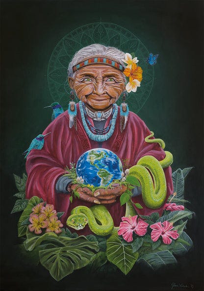 Pachamama (Mother Earth) | Original Acrylic Painting – Glenn Verkerk Fine  Art
