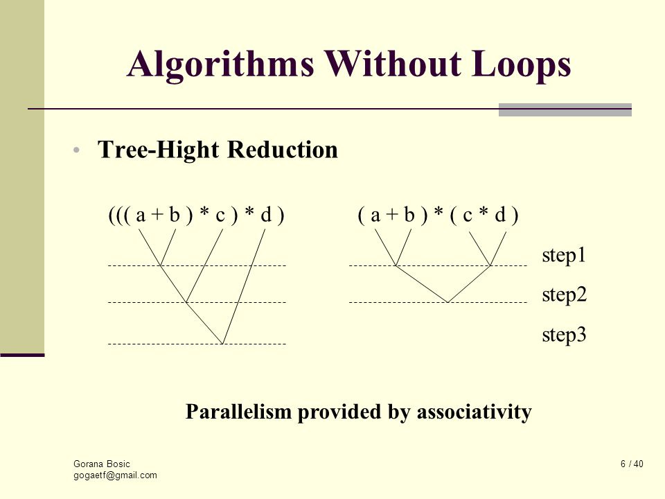 PARALLEL PROCESSING From Applications to Systems Gorana Bosic Veljko  Milutinovic - ppt download
