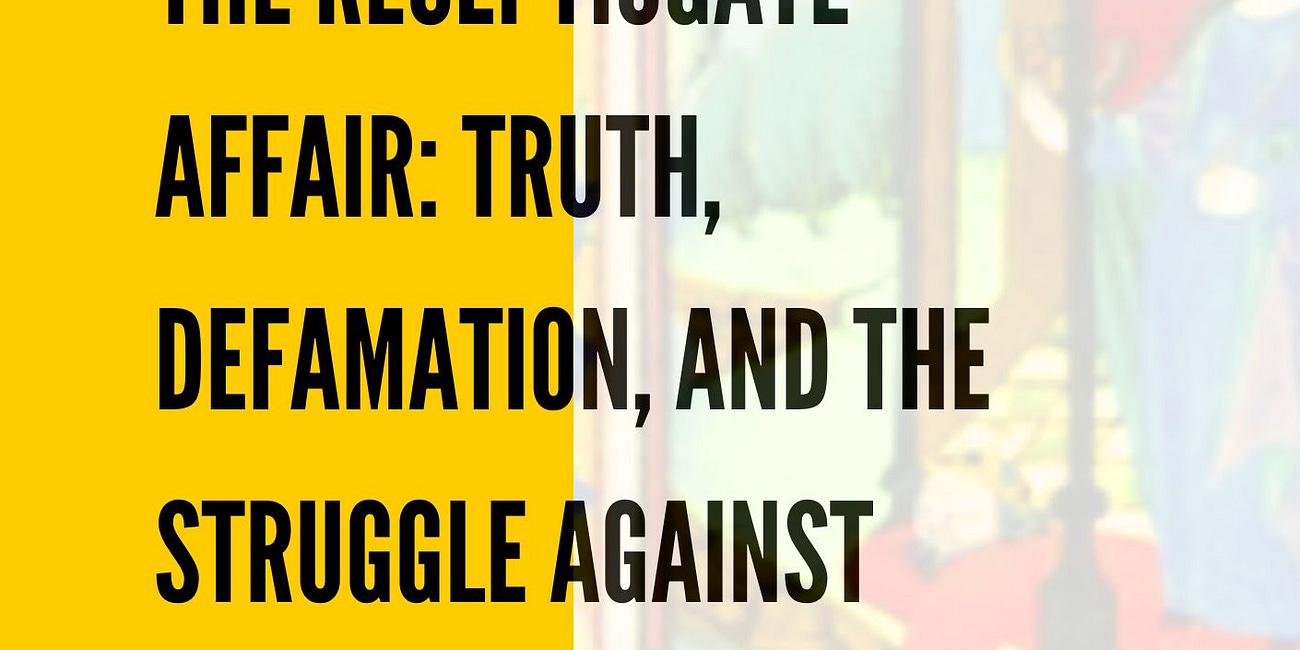 Facing Disinformation with Knowledge: The ReceptioGate Affair