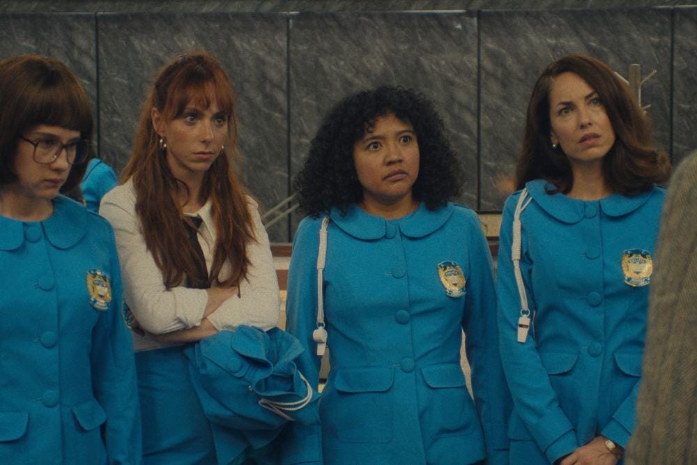 Ximena Sariñana, Natalia Téllez, Amorita Rasgado and Bárbara Mori in "Women in Blue (Las Azules)"