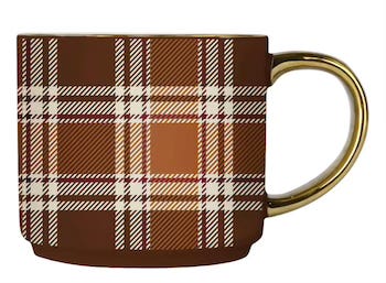 Plaid mug for fall from Target