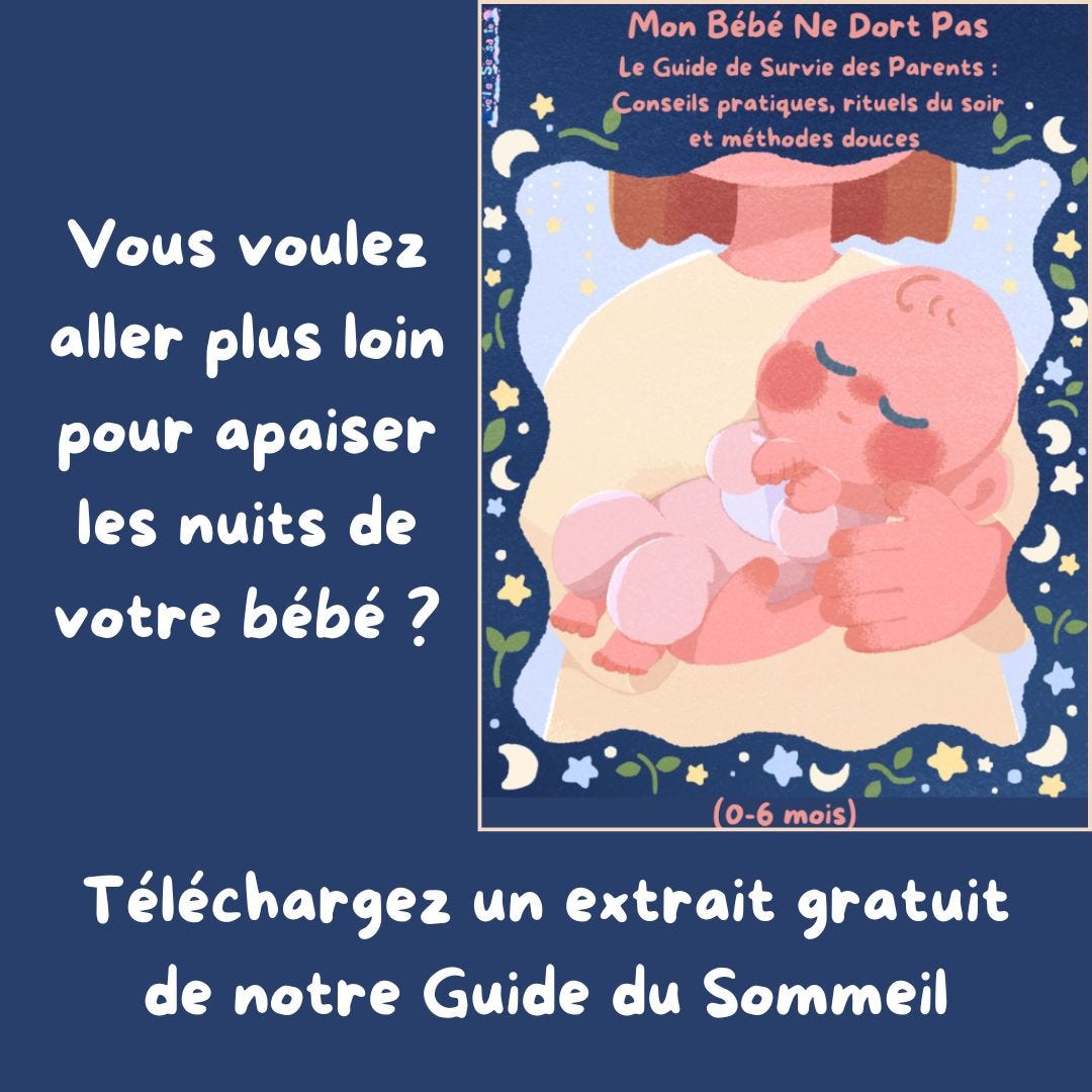 Extrait gratuit du guide du sommeil bébé 0 à 6 mois - Éveil et Sensation